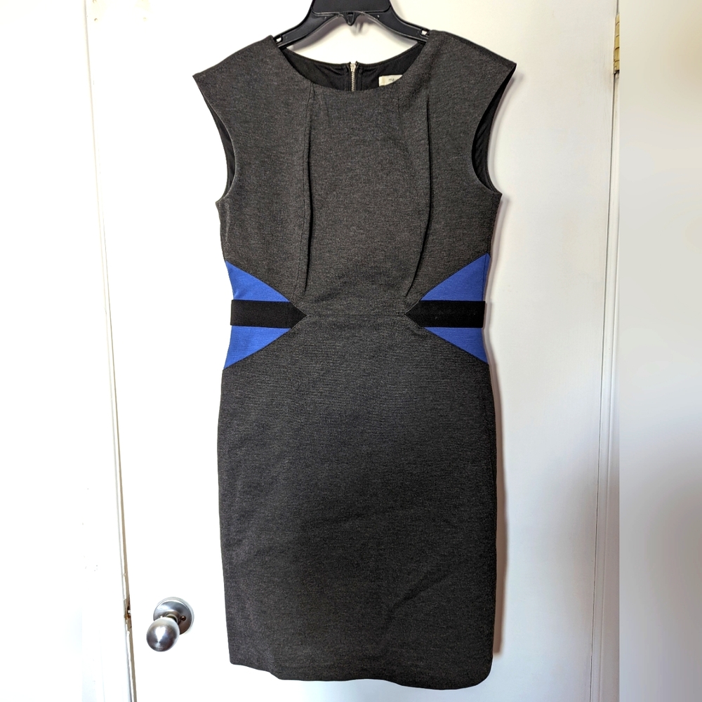 Max & Cleo colour block sheath dress - size 10